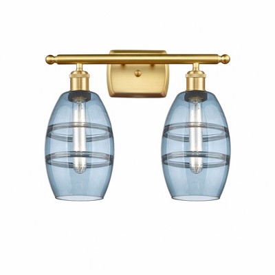 Vaz - 2 Light Bath Vanity In Industrial Style-9.13 Inches Tall and 15.88 Inches Wide
