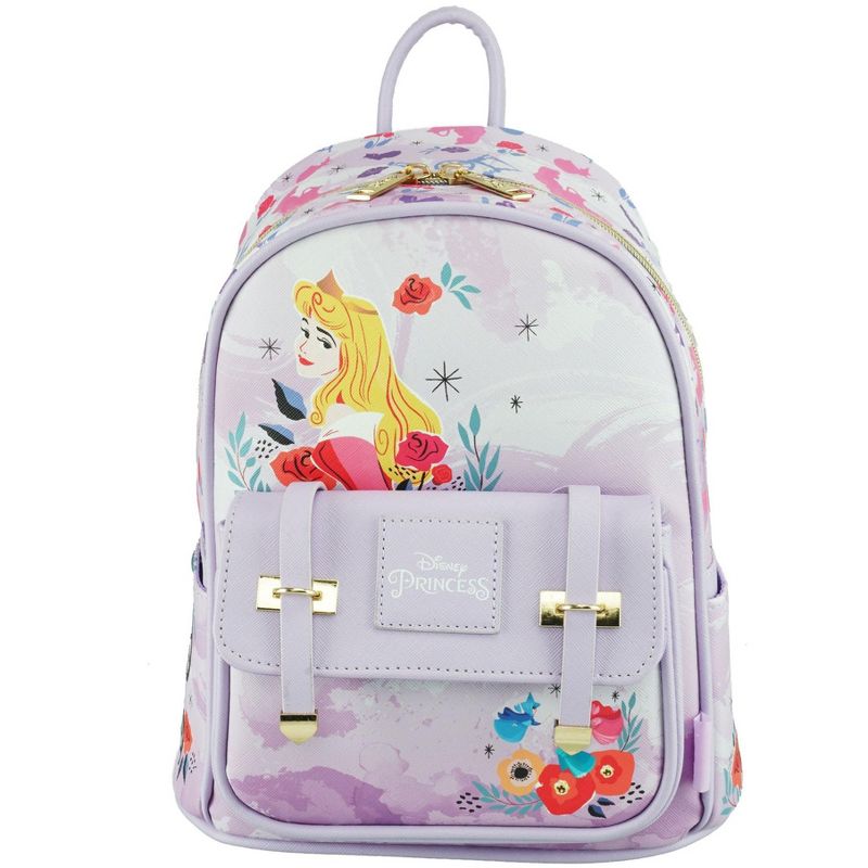 Disney Sleeping Beauty Wondapop 11" Vegan Leather Mini Backpack, 2 of 9