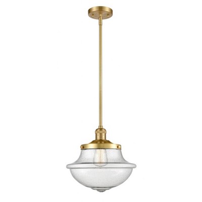 Oxford - 1 Light Stem Hung Mini Pendant In Traditional Style-11.5 Inches Tall and 11.75 Inches Wide