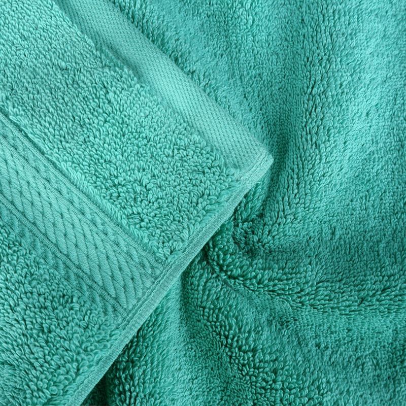 Luxury Premium Cotton 800 GSM Highly Absorbent 8 Piece Ultra-Plush Solid Towel Set by Blue Nile Mills , 6 of 12