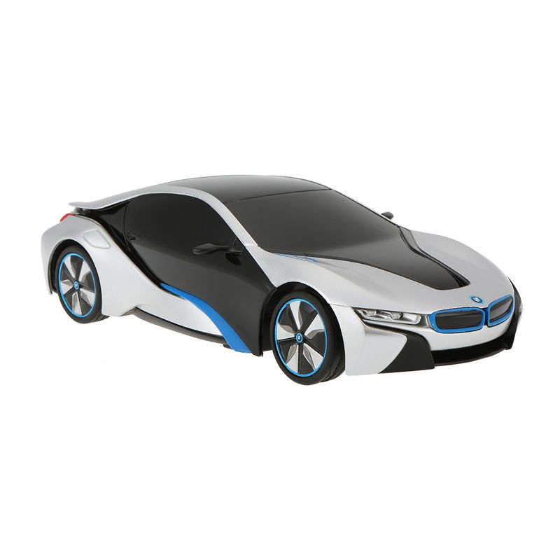 Link Ready! Set! Go! 1:24 RC BMW i8 Concept Remote Control Futuristic Sports Car - White, 3 of 6