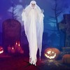 Costway 8.3 FT Halloween Standing Angel with Light up Eyes Sounds & Movements Garden - 4 of 4