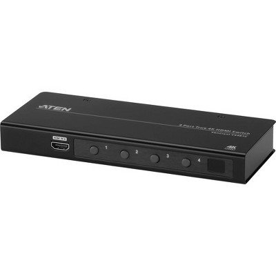 ATEN 4-Port True 4K HDMI Switch - 4096 x 2160 - 4K - 4 x 1 - 1 x HDMI Out