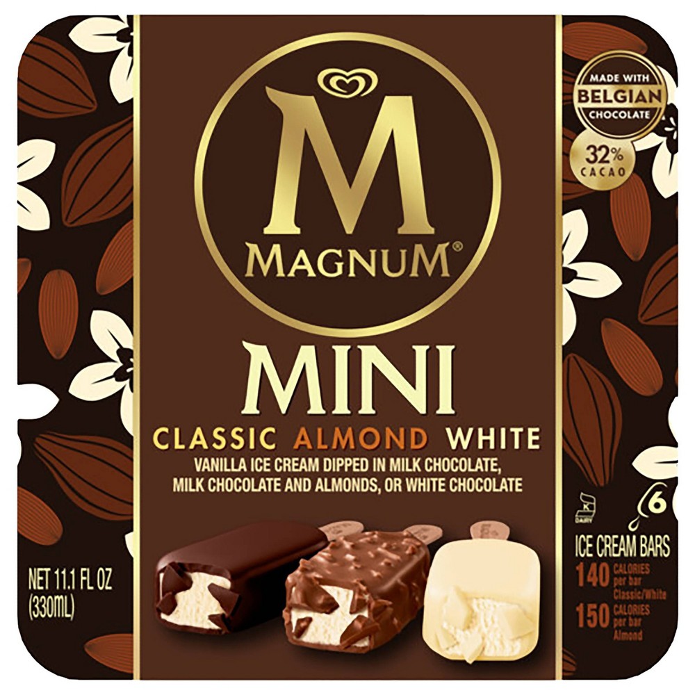 UPC 077567369871 - Magnum Classic/Almond/White Assorted Mini Ice Cream ...