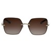 Tory Burch TY 6080 334913 Womens Irregular Sunglasses Shiny Light Gold 58mm - 2 of 4