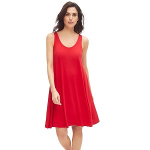 ellos Plus Size Crossover Back Tank Dress - 1 of 4