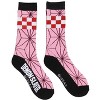 Demon Slayer Crew Socks 3 Pack, Demon Slayer Manga Tanjiro And Nezuko Socks, Anime Performance Cushioned Athletic Socks - 4 of 4