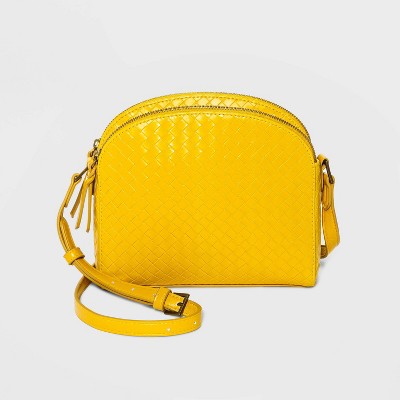 Triple Compartment Crossbody Bag - Universal Thread™ Yellow : Target