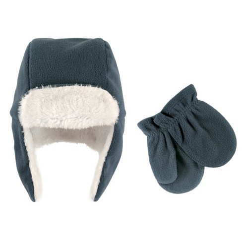 Baby boy hat clearance and mittens