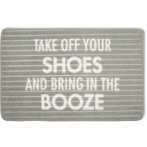 Pavilion Gift Company - Bring in the Booze - 27.5" x 17.75" Floor Mat - Floor Mats - 1 of 4