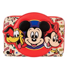 Loungefly Disney Mickey And Friends Classic Zip Around Wallet - 1 of 4