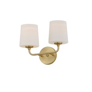 Maxim Lighting Bristol 2 - Light Wall Light in  Satin Brass - 1 of 4