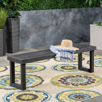 MOEPISY Outdoor Acacia Wood Dining Bench
