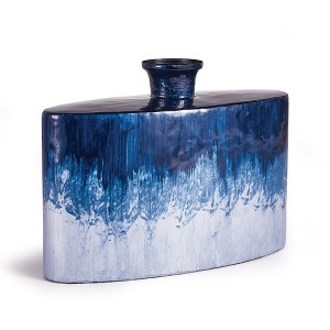 Plum & Post Azul Decorative Flask Vase - 1 of 3