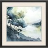 HomeRoots Whispers in the Wind Modern Landscape Black Framed Wall Art - 4 of 4