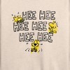 Women's - Peanuts - Hee Hee Woodstock Lightweight French Terry Wide Neck Long Sleeve Shirt - 2 of 4