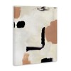 Stupell Industries Soft Tone Neutral Abstraction Beige Black Design Canvas Art - 2 of 4