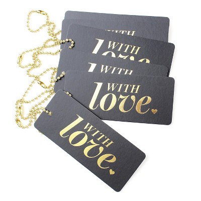 6ct "With Love" Luxe Tags