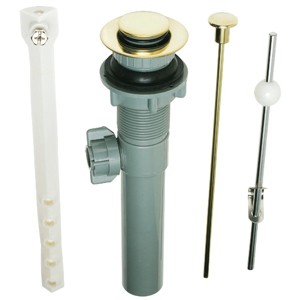 Do it Best  1-1/4 In. Polished Brass Pop-Up Assembly B820-70PB - 1 of 2
