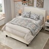 NicBex All Size High Back Wooden Bed Frame with Teddy Upholstered Headboard & Footboard,Modern Platform Bed,No Box Spring Needed - 2 of 4