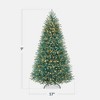 Best Choice Products Pre-Lit Premium Nordic Fir Artificial Full Christmas Tree w/2-in-1 Twinkle LEDs – Blue Spruce - 2 of 4