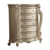 46" Picardy Chest Antique Pearl - Acme Furniture: European Style, 5 Drawers, No Assembly Required - 4 of 4