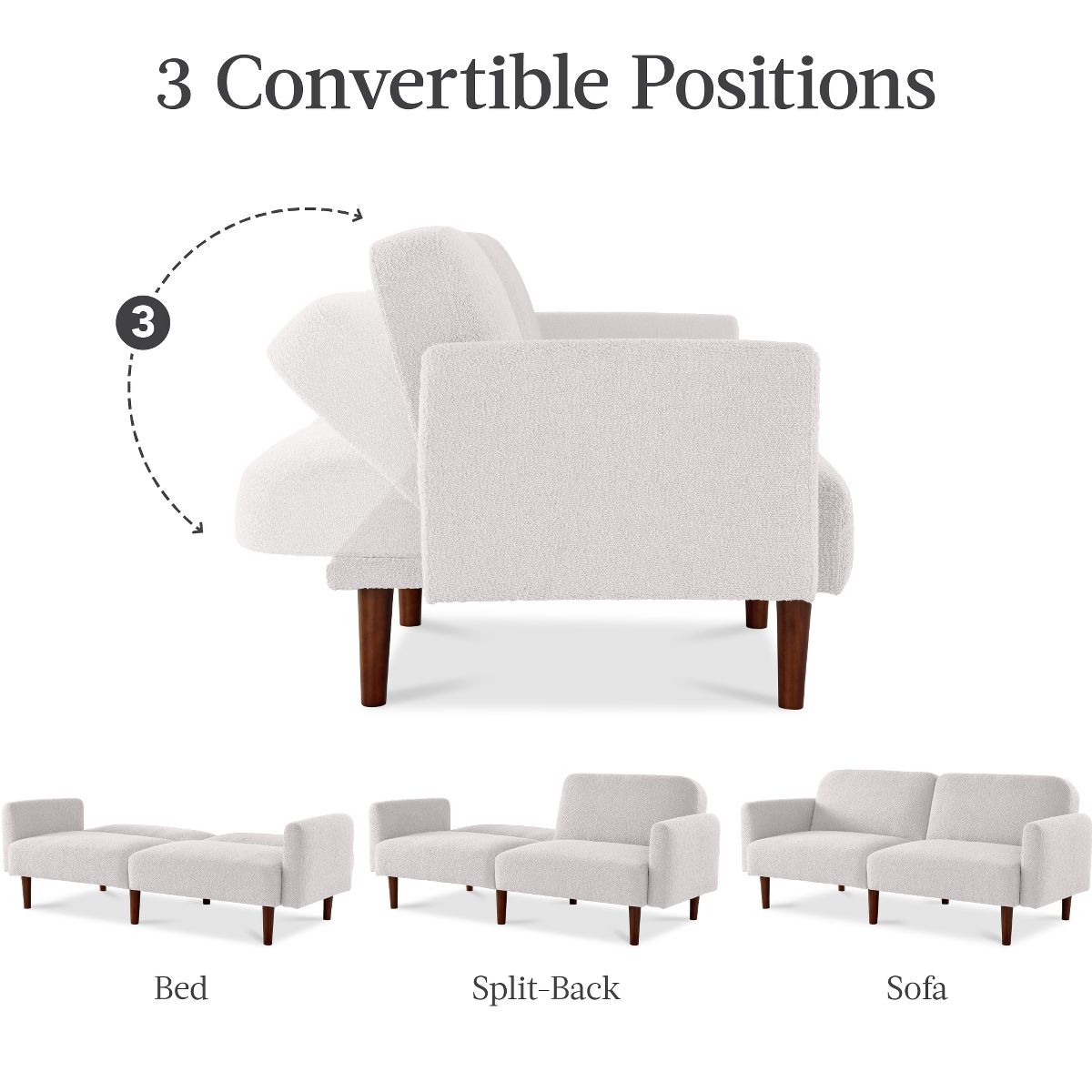 Best Choice Products Convertible Futon - thumbnail 7
