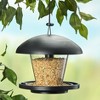 The Lakeside Collection Bird Feeder With Round Black Cover And Platform - 3 of 3