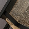 ALOADECOR 1-Light H12 in Modern Seeded Glass12W Integrated LED Outdoor Wall Sconce with Dusk to Dawn Sensor in Matte Black for Porch Patio (¨2 Pack) - 4 of 4