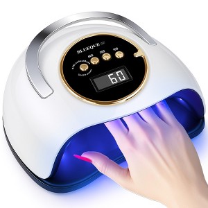 YEVYO 180W UV LED Nail Lamp With 3 Timers and Automatic Sensor Professional Nail Light - White - 1 of 4