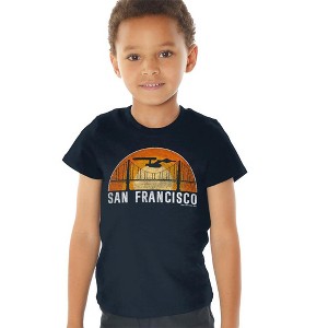 Toddler Boys' Star Trek San Francisco Trek T-Shirt Navy - 1 of 4