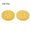 Unique Bargains Resin DIY Craft Flat 4-Hole Sewing Buttons 100 Pcs - 3 of 4