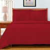 Premium 600-Thread Count Cotton Stripe Duvet Cover and Pillow Sham Set by Blue Nile Mills - 2 of 4