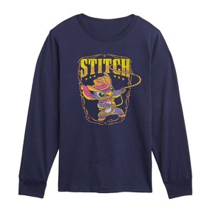 Boys' - Disney - Western Stitch Long Sleeve Graphic T-Shirt - 1 of 3