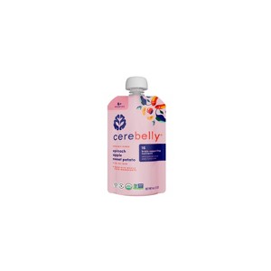 Cerebelly Organic Spinach, Apple and Sweet Potato Baby Food Pouch - 4oz - 1 of 4