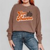Simply Sage Market Women's Give Thanks Pumpkin Long Sleeve Garment Dyed Tee - 2 of 4