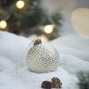 Whisen D3.9" Christmas Ball Ornaments, Glass Decorative Hanging Ball Christmas Tree Ornaments, Set of 6 - 4 of 4