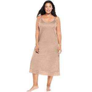 Comfort Choice Women's Plus Size Full Slip Snip-To-Fit - 1 of 4