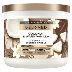 Beloved Limited Edition Coconut & Warm Vanilla 3-Wick Candle - 15oz
