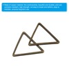 Unique Bargains Jewelry Handmade Triangle Earrings Beading Hoop 30 Pcs - 4 of 4