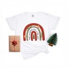 Simply Sage Market Women's Boho Most Wonderful Time Rainbow Short Sleeve Garment Dyed Tee - 3 of 4