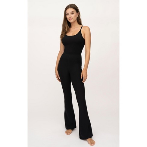 Lux Scarlett Flare Jumpsuit with Built-In Bra - DY5341 – 90 Degree