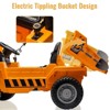 Ride On Dump Truck, 12V Ride On Car with Remote Control, Electric Dump Bed and Extra Shovel - 3 of 4