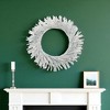 HomeRoots 21" Silver Tinsel Faux Pine Christmas Artificial Wreath - 2 of 4