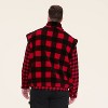 Adult Buffalo Check Fleece Vest - Woolrich x Target Red/Black - 3 of 4