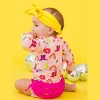 RuffleButts Baby/Toddler Girls UPF50+ Long Sleeve One Piece Rash Guard - 3 of 4