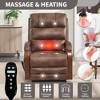 KTMBDW Electric Power Lift Recliner Chair Sofa with Massage and Heat for Elderly, 3 Positions, 2 Side Pockets - 2 of 4