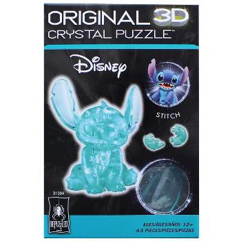 University Games Disney Stitch 44 Piece 3D Crystal Jigsaw Puzzle