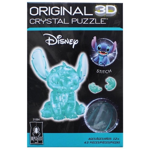 University Games Disney Stitch 44 Piece 3d Crystal Jigsaw Puzzle : Target