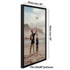 Americanflat 20x30 Poster Frame with Polished Plexiglass - Soho Collection - Gallery Style Deep Molding Picture Frames for Wall Display - Black - 2 of 4